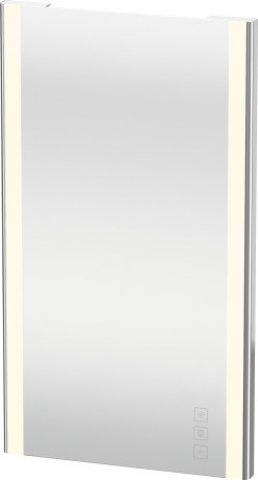 Duravit XSquare Spiegel mit LED- Beleuchtung, 45,0x3,3 cm von Duravit AG