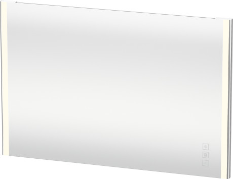 Duravit XSquare Spiegel mit LED- Beleuchtung 120,0x3,3 cm von Duravit AG