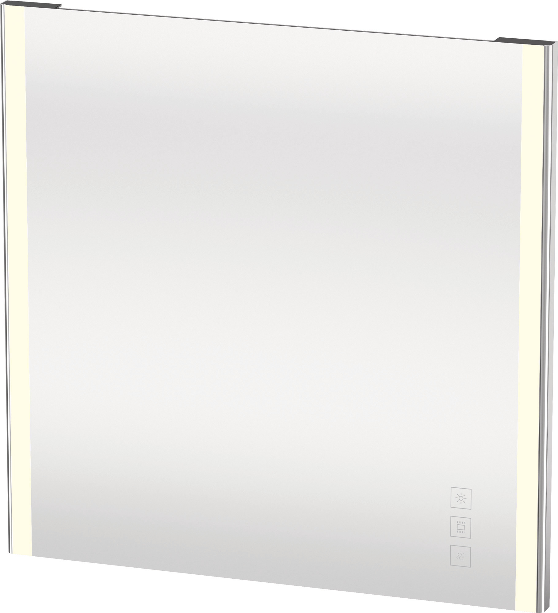 Duravit XSquare Spiegel mit LED- Beleuchtung 80,0x3,3 cm von Duravit AG