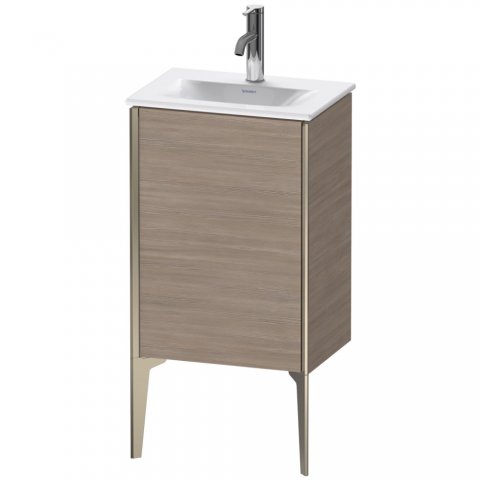 Duravit XViu 4068 Waschtischunterbau stehend, 1 Tür Anschlag rechts, für Waschtisch Viu 073345, 430x310 mm, Farbe (Front/Korpus): champagner matt/pine silver von Duravit AG