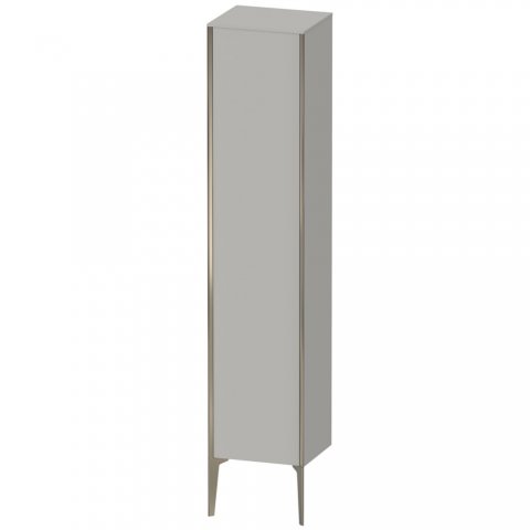 Duravit XViu XV1335 Hochschrank stehend, 400x360 mm, Höhe 1770 mm, 1 Tür Anschlag links, Farbe (Front/Korpus): champagner matt/betongrau matt von Duravit AG