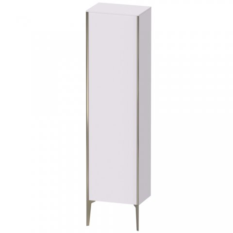 Duravit XViu XV1336 Hochschrank stehend, 500x360 mm, Höhe 1770 mm, 1 Tür Anschlag links, Farbe (Front/Korpus): champagner matt/weißer flieder sm. von Duravit AG