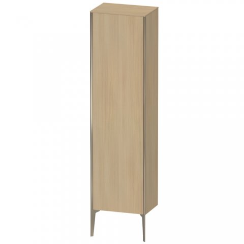 Duravit XViu XV1336 Hochschrank stehend, 500x360 mm, Höhe 1770 mm, 1 Tür Anschlag rechts, Farbe (Front/Korpus): champagner matt/mediter. eiche von Duravit AG