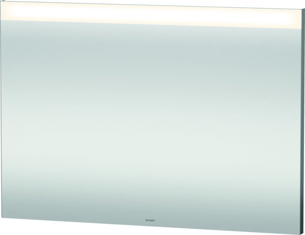 Duravit Xbase, Möbel-Set wandhängend, mit LED-Spiegel, Waschtisch und Waschtischunterschrank, Breite 1000 mm, XB00720, Farbe: Weiß glänzend - XB007204545 von Duravit AG