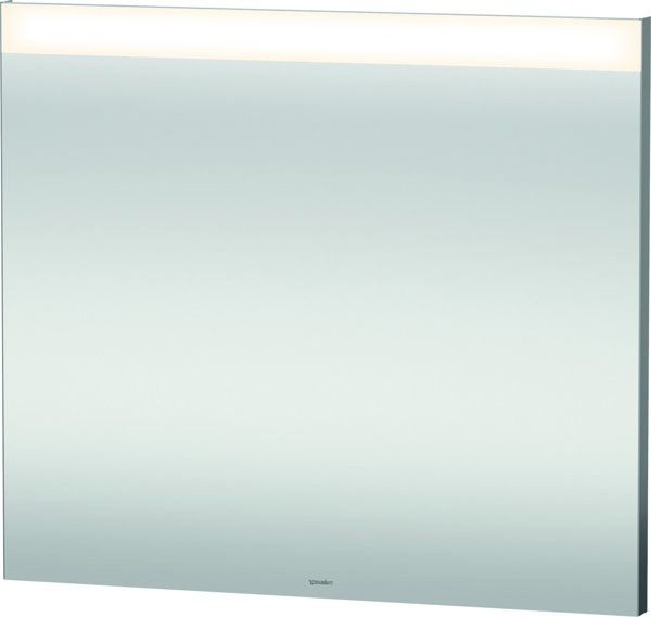 Duravit Xbase, Möbel-Set wandhängend, mit LED-Spiegel, Waschtisch und Waschtischunterschrank, Breite 800 mm, XB00710, Farbe: Europäische Eiche Dekor von Duravit AG