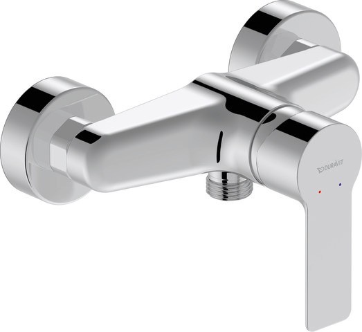 Duravit A.1 Einhebel-Brausemischer Aufputz Chrom Hochglanz 210x114x122 mm - A14230001010 A14230001010 von Duravit