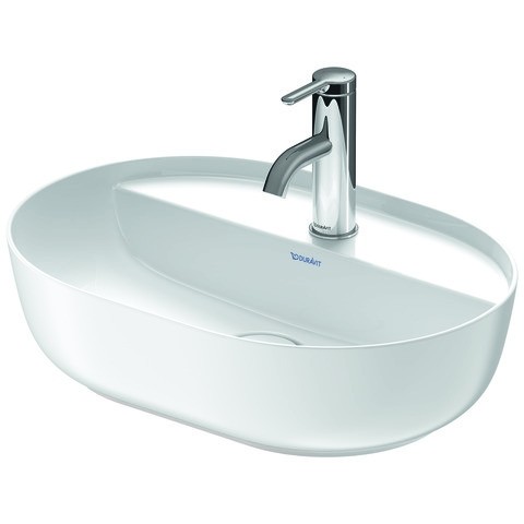 Duravit Luv Aufsatzbecken Weiß Hochglanz / Weiß Seidenmatt, 500 mm - 0380502600 0380502600 von Duravit