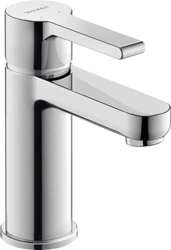 Duravit B21010 B.2 Waschtischarmatur, Größe S (Auslauf Höhe 92 mm), Wasserhahn Bad, Waschbecken Armatur mit Keramikkartusche, Chrom von Duravit