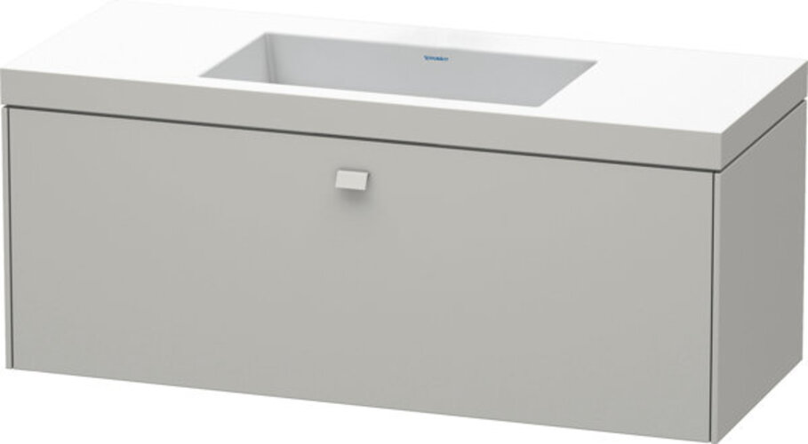 Duravit Brioso Möbelwaschtisch c-bonded mit Unterbau wandhängend 120,0x48,0 cm, 1 Auszug, ohne Überlauf, mit Hahnlochbank, ohne Hahnloch, BR4603N0707 Duravit Brioso Möbelwaschtisch c-bonded mit Unterbau wandhängend 120,0x48,0 cm, 1 Auszug, ohne Überlauf, mit Hahnlochbank, ohne Hahnloch, BR4603N0707 von Duravit