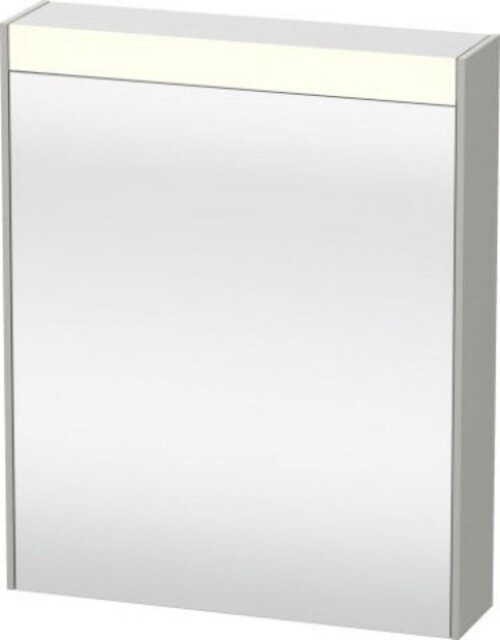 Duravit Brioso Spiegelschrank 62,0 x 14,8 cm mit LED- Beleuchtung, 1 Spiegeltür, Anschlag links, BR7101L4949 von Duravit