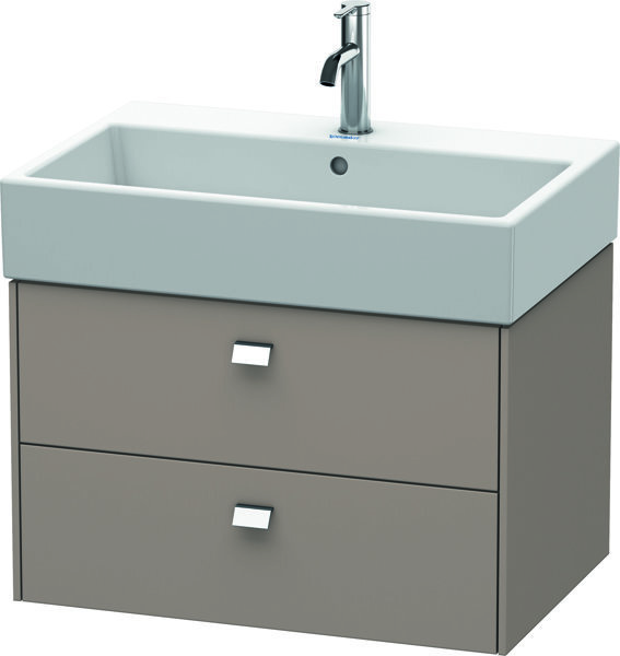 Duravit Brioso Waschtischunterbau wandhängend 68,4 x 45,9 cm, 2 Schubkästen, inkl. Siphonausschnitt und Schürze, für Waschtisch Vero Air  235070, BR415401043 von Duravit
