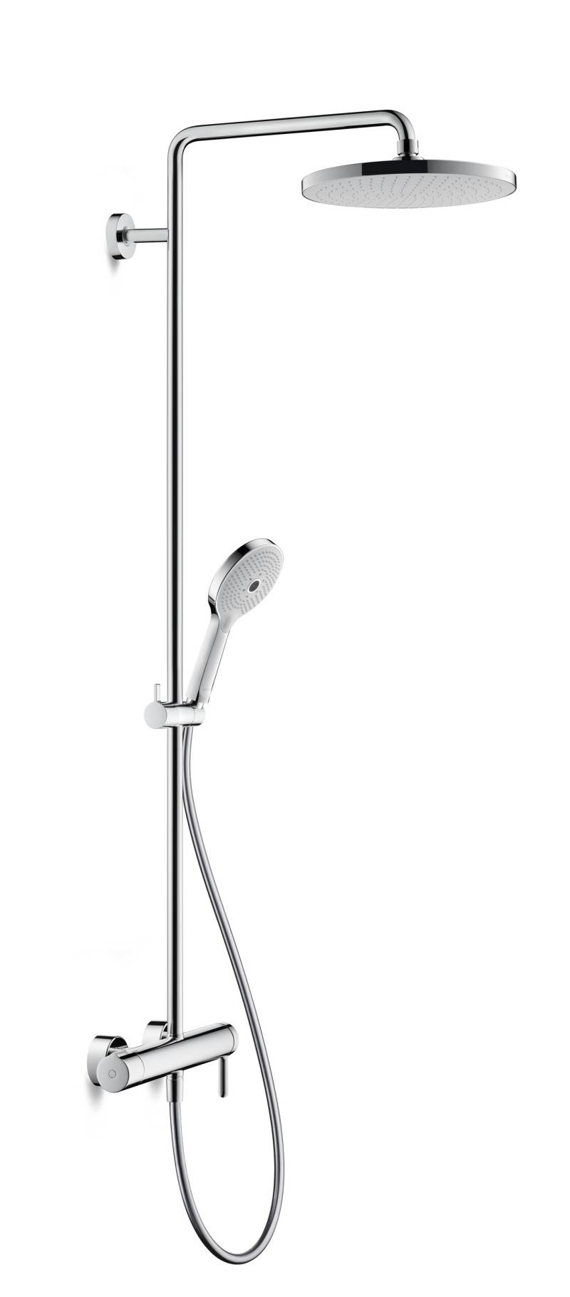 Duravit C.1 Shower System, mit Einhebel-Brausemischer, inklusive Hand-/ Kopfbrause, Ausladung 350mm, C14280007010 Duravit C.1 Shower System, mit Einhebel-Brausemischer, inklusive Hand-/ Kopfbrause, Ausladung 350mm, C14280007010 von Duravit