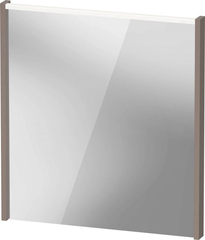 Duravit D-Code Spiegel, LED-Lichtfeld oben, 650x700mm, externer Lichtschalter notwendig, 5 W, DC7076043430000 von Duravit