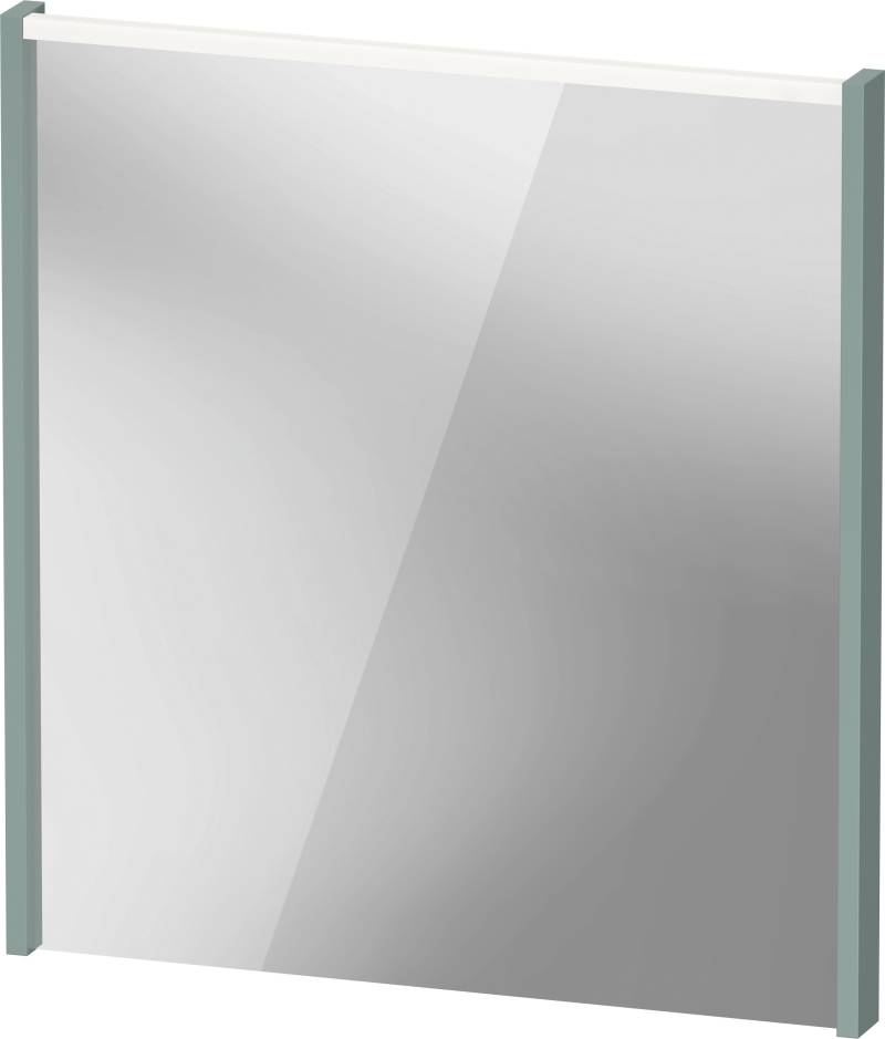 Duravit D-Code Spiegel, LED-Lichtfeld oben, 650x700mm, externer Lichtschalter notwendig, 5 W, DC70760HGHG0000 von Duravit