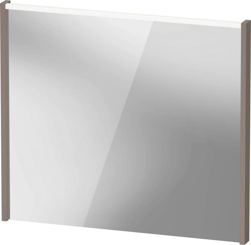 Duravit D-Code Spiegel, LED-Lichtfeld oben, 800x700mm, externer Lichtschalter notwendig, 6 W, DC7077043430000 von Duravit