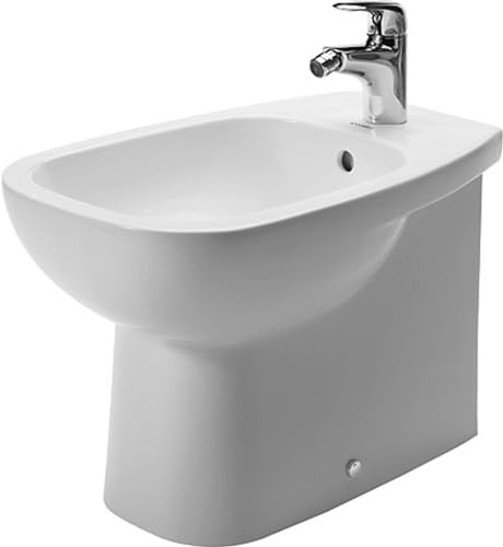 Duravit D-Code Stand Bidet Weiß Hochglanz 560mm von Duravit