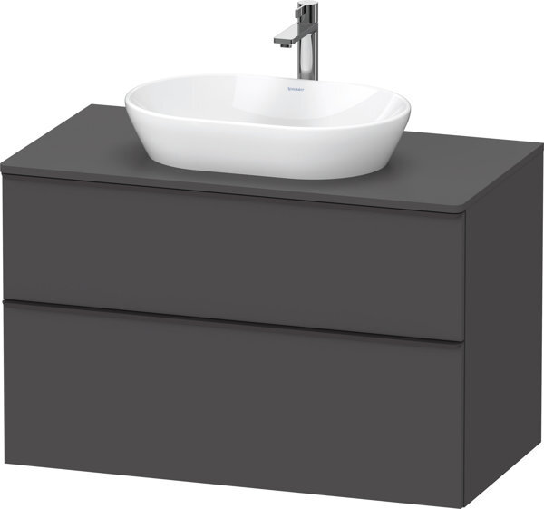 Duravit D-Neo, Waschtischunterbau wandhängend, Breite 1000 x Tiefe 550mm, 2x Schubkästen, mit Griff, DE496804949 Duravit D-Neo, Waschtischunterbau wandhängend, Breite 1000 x Tiefe 550mm, 2x Schubkästen, mit Griff, DE496804949 von Duravit