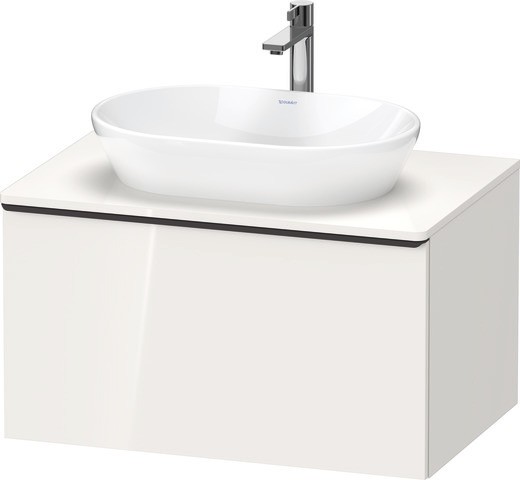 Duravit D-Neo Konsolenwaschtischunterbau wandhängend Betongrau Matt 800x550x459 mm - DE4947010070000 DE4947010070000 von Duravit