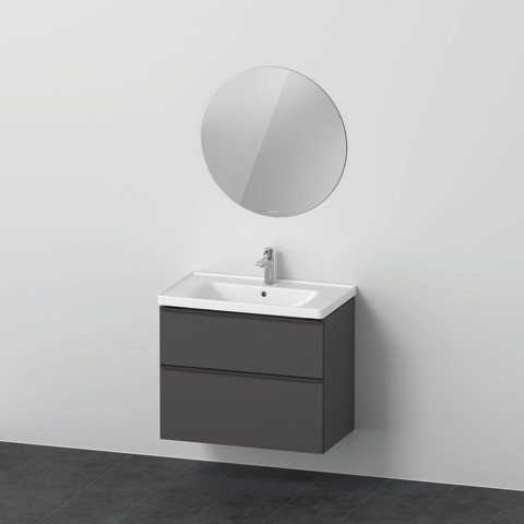 Duravit D-Neo Möbelwaschtisch mit Waschtischunterbau und Spiegel 800x480x2000 mm - DE011004949 DE011004949 von Duravit