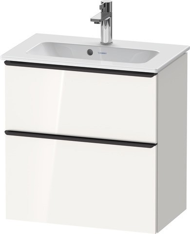 Duravit D-Neo Waschtischunterbau wandhängend Nussbaum dunkel Matt 610x372x625 mm - DE4368010210000 DE4368010210000 von Duravit