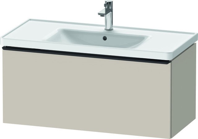 Duravit D-Neo Waschtischunterbau wandhängend Taupe Matt 984x452x440 mm - DE425609191 DE425609191 von Duravit