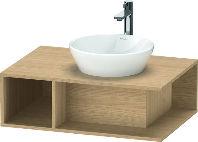 Duravit D-Neo Konsolenwaschtischunterbau wandhängend Natur Eiche Matt 800x550x260 mm - DE495803030 DE495803030 von Duravit