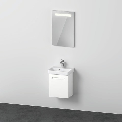 Duravit Duravit No.1 Möbelwaschtisch mit Waschtischunterbau und Spiegel 450x350x2000 mm - N10150L181 N10150L18180000 von Duravit