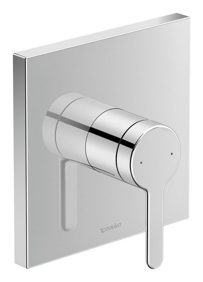 Duravit Duscharmatur C.1 Einhebel-Brausemischer Unterputz 150 x 150 mm - Chrom Hochglanz von Duravit