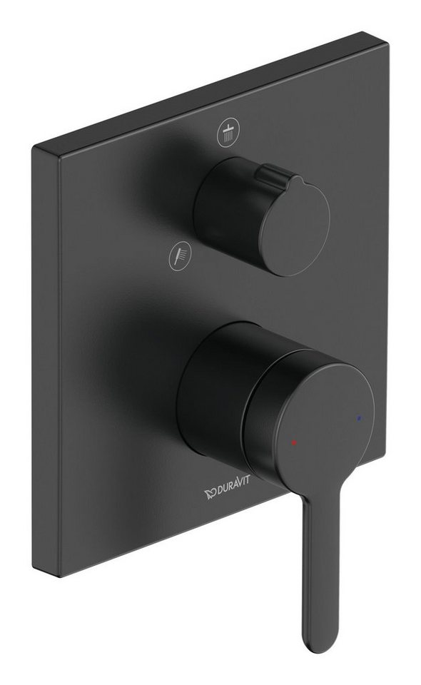 Duravit Duscharmatur C.1 Einhebel Unterputz m. Umstellung Hand-/ Kopfbrause 150 x 150 mm von Duravit