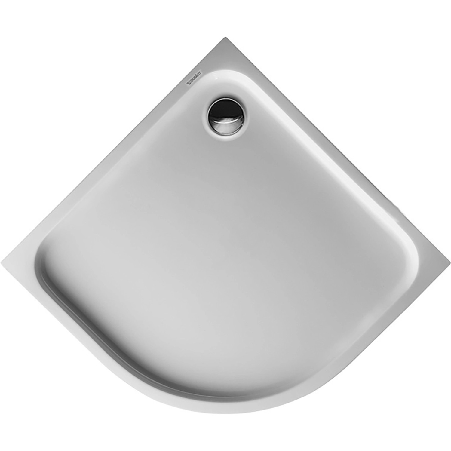 Duravit Duschschwanne D-Code 90 cm x 90 cm Viertelkreis Weiß von DURAVIT