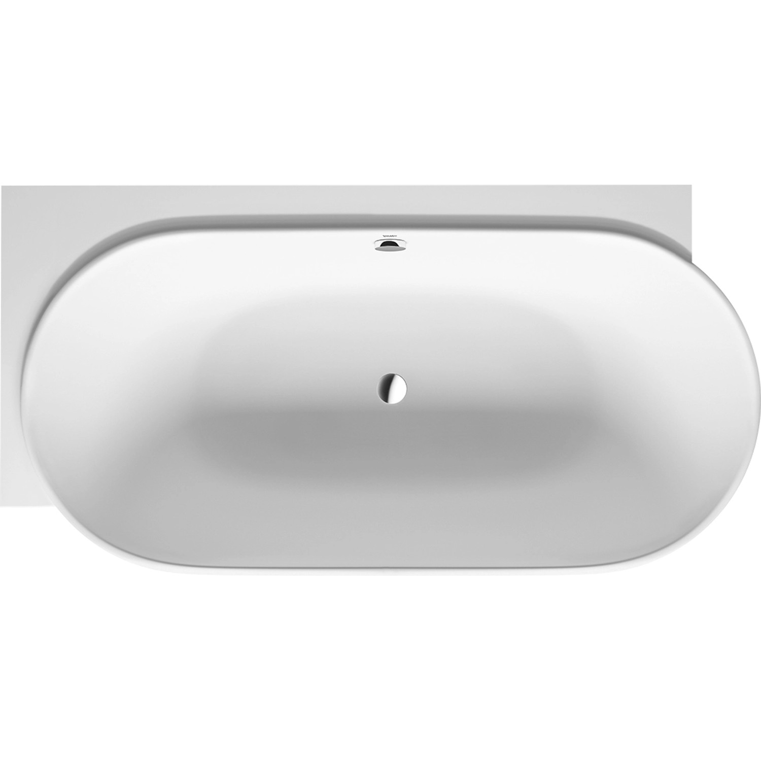 Duravit Eck-Badewanne Luv 185 cm x 95 cm Ecke links mit nahtloser Verkleidung von DURAVIT