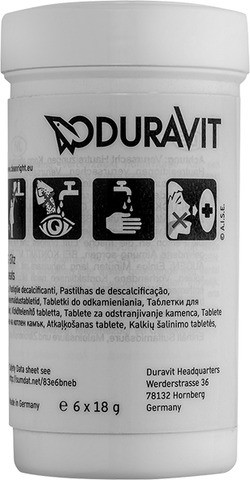 Duravit Entkalkungstabletten 38x38x10,8 mm - 1007250000 1007250000 von Duravit