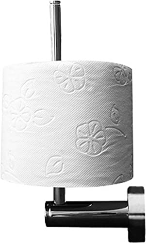 Duravit Ersatzrollenhalter D-Code, Toilettenpapierrollenhalter für 1 Rolle, Klopapierhalter Wandmontage, Chrom, 48x48x220 mm von Duravit