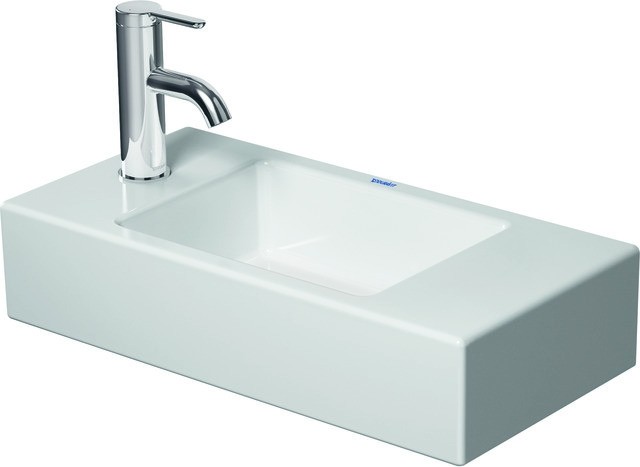 Duravit Vero Air Handwaschbecken Weiß Hochglanz 500 mm - 07245000091 07245000091 von Duravit