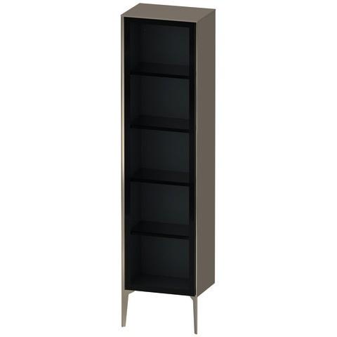 Duravit XViu Hochschrank Flanell Grau Seidenmatt 500x360x1770 mm - XV1376LB190 XV1376LB190 von Duravit