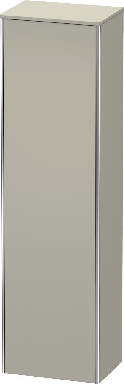 Duravit XSquare Hochschrank Taupe Seidenmatt 500x356x1776 mm - XS1313L6060 XS1313L6060 von Duravit