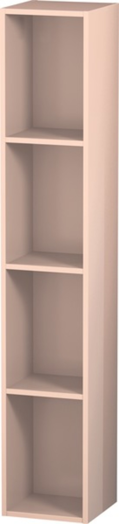 Duravit L-Cube Regalelement, Breite 180mm, Tiefe 180mm, vertikal, 4 Fächer, LC120501010 von Duravit