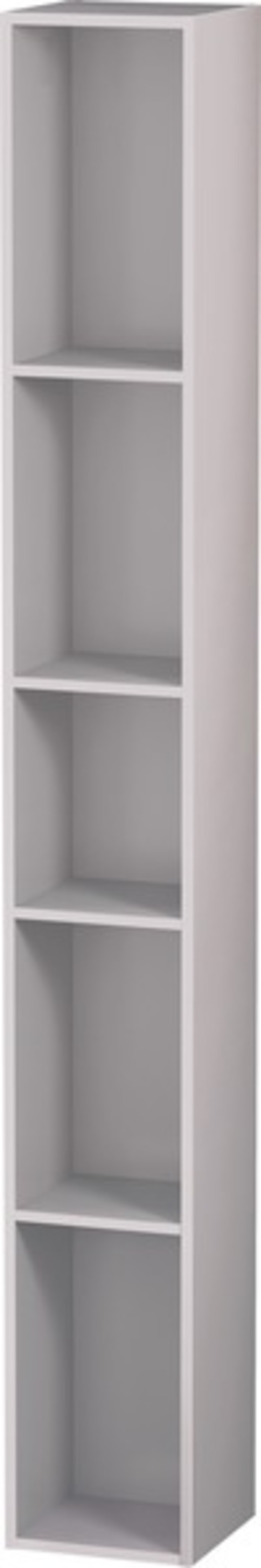 Duravit L-Cube Regalelement, Breite 180mm, Tiefe 180mm, vertikal, 5 Fächer, LC120608787 von Duravit