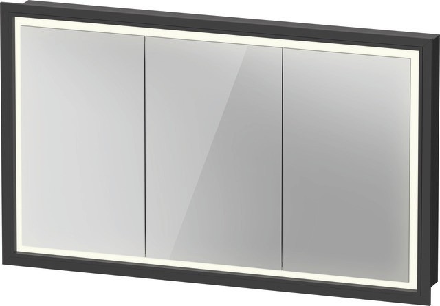 Duravit L-Cube Spiegelschrank Graphit 1200x155x700 mm - LC7653049490000 LC7653049490000 von Duravit