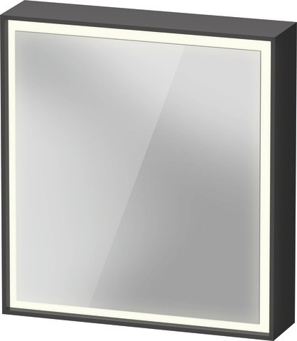 Duravit L-Cube Spiegelschrank Graphit 650x155x700 mm - LC7550L49490000 LC7550L49490000 von Duravit