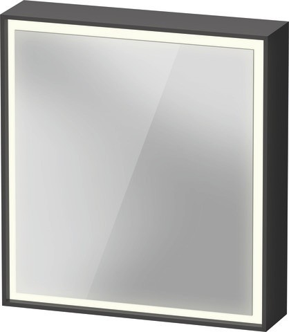 Duravit L-Cube Spiegelschrank Graphit 650x155x700 mm - LC7550L49491000 LC7550L49491000 von Duravit