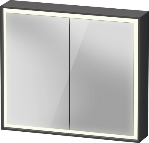 Duravit L-Cube Spiegelschrank Graphit 800x155x700 mm - LC7551049490000 LC7551049490000 von Duravit