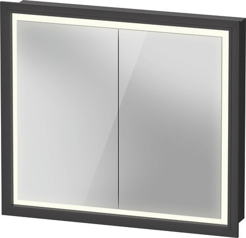 Duravit L-Cube Spiegelschrank Graphit 800x155x700 mm - LC7651049490000 LC7651049490000 von Duravit