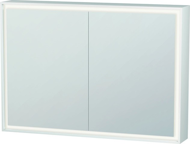 Duravit L-Cube Spiegelschrank Weiß 1000x155x700 mm - LC7552000002010 LC7552000002010 von Duravit