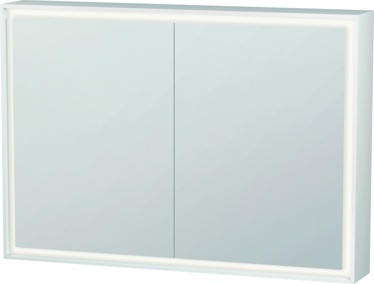 Duravit L-Cube Spiegelschrank Weiß 1000x155x700 mm - LC7552018180010 LC7552018180010 von Duravit