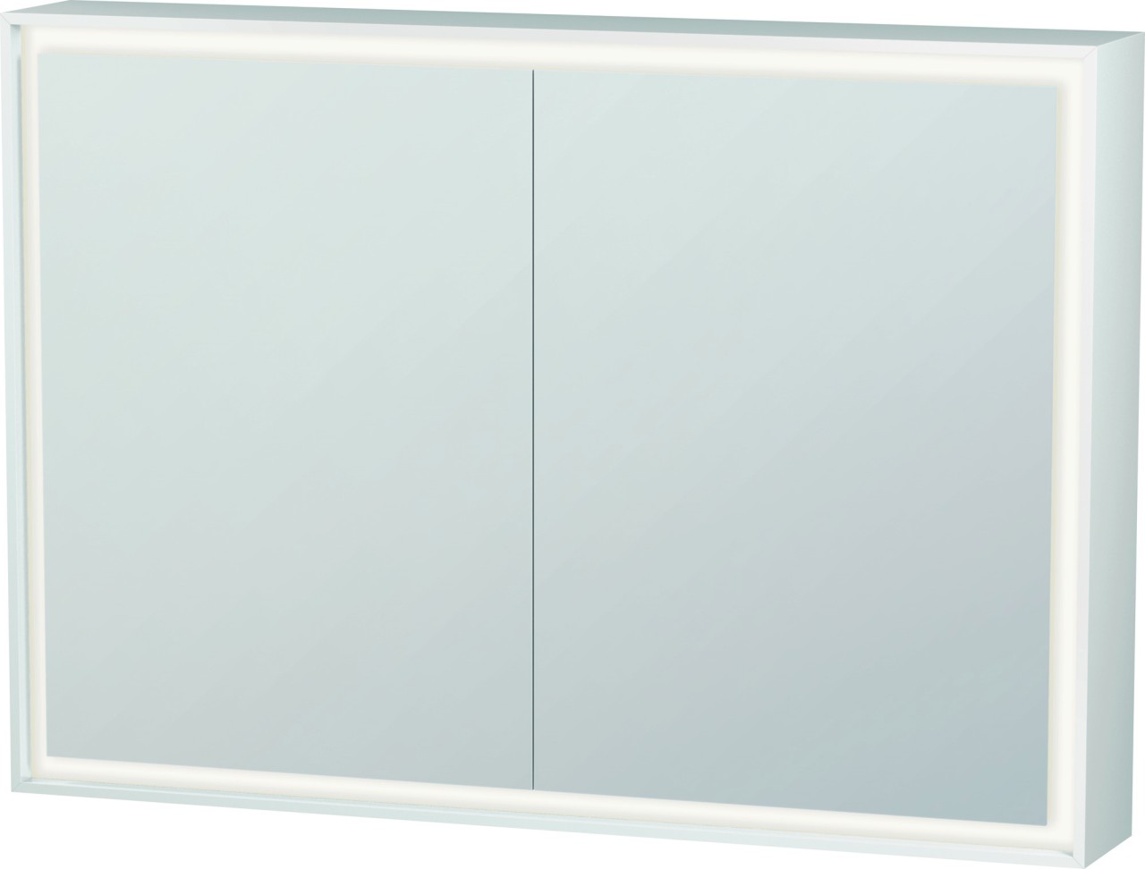 Duravit L-Cube Spiegelschrank Weiß 1000x155x700 mm - LC7552018182000 LC7552018182000 von Duravit