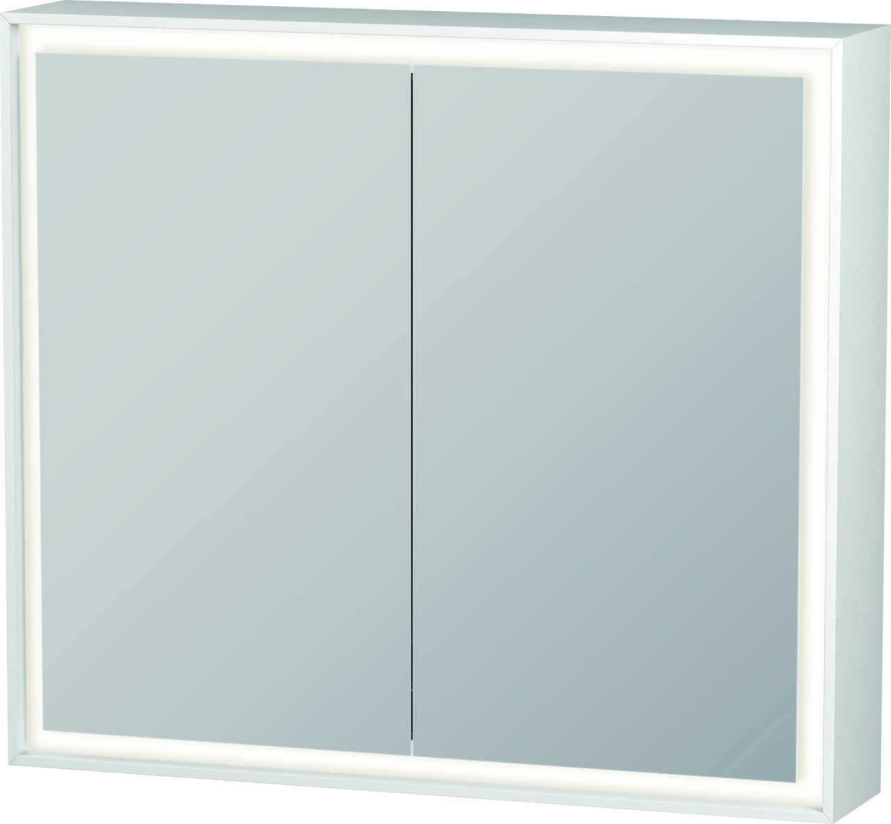 Duravit L-Cube Spiegelschrank Weiß 800x155x700 mm - LC7551018180000 LC7551018180000 von Duravit