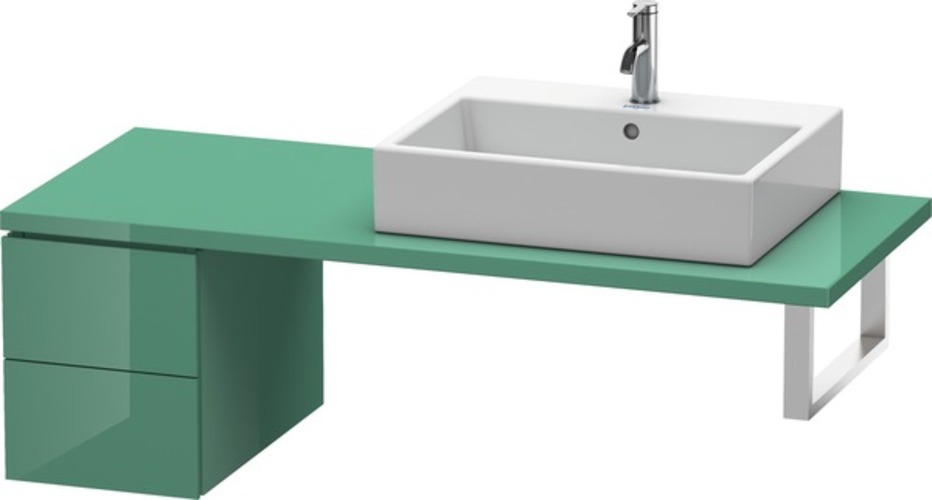Duravit L-Cube Unterschrank für Konsole, Breite 320mm, Tiefe 547mm, 2 Schubkästen, LC583500303 von Duravit