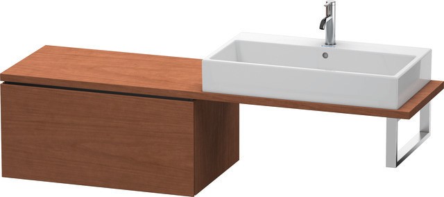 Duravit L-Cube Unterschrank für Konsole Amerikanischer Nussbaum Matt 820x547x400 mm - LC5834013130E0 LC5834013130E00 von Duravit