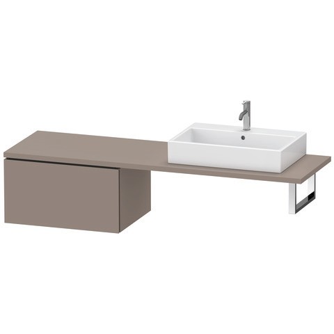 Duravit L-Cube Unterschrank für Konsole Basalt Matt 720x547x400 mm - LC5854043430E00 LC5854043430E00 von Duravit